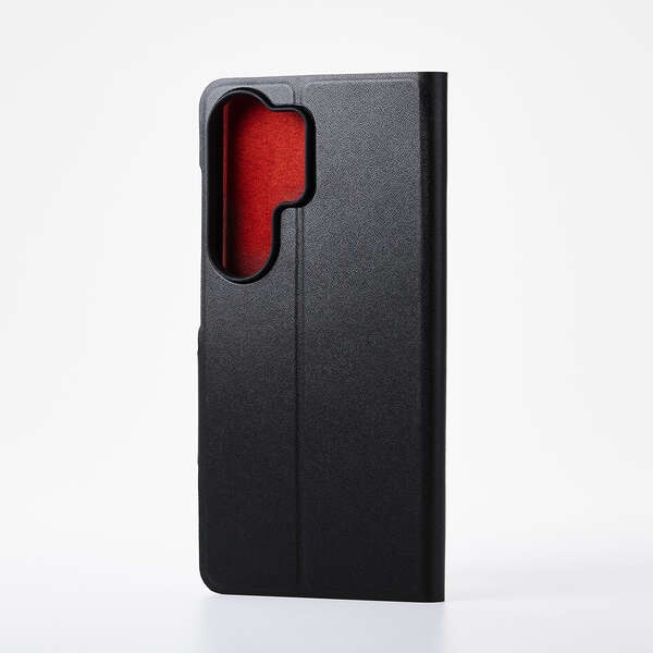 Galaxy S26 Ultra 手帳型ケース 薄型 磁石付【PM-G262PLFUBK】
