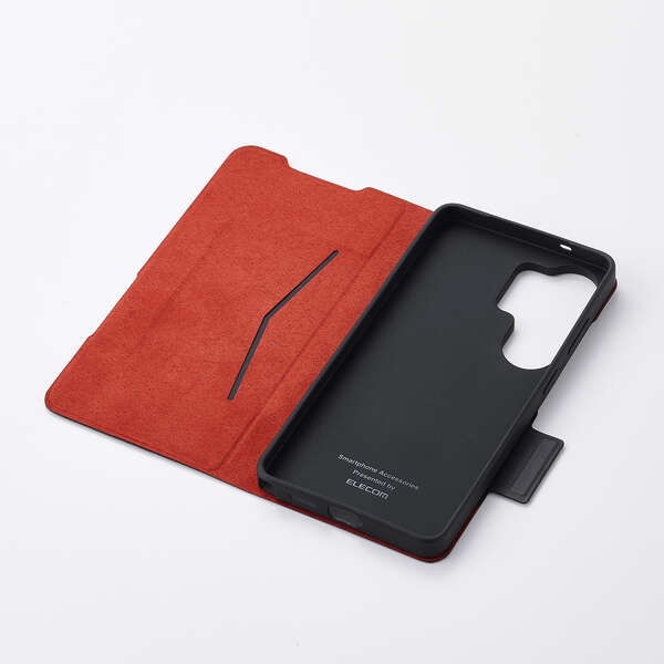 Galaxy S26 Ultra 手帳型ケース 薄型 磁石付【PM-G262PLFUBK】