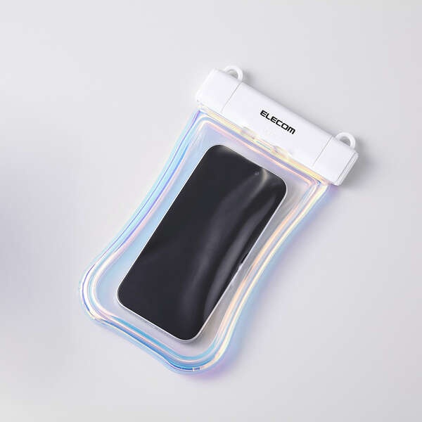 スマホ用防水ケース IP68 グリップ フローティング ワンタッチ【P-WPSGR26ARR】