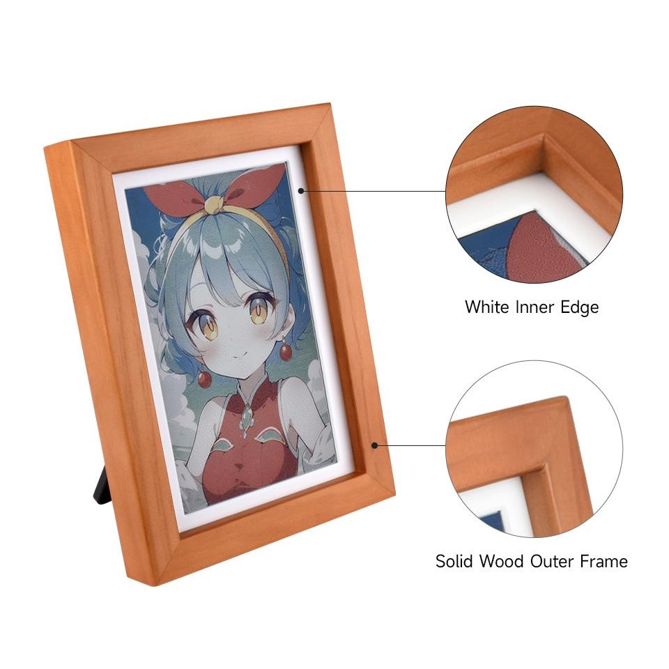 Waveshare Raspberry Pi Zero用PhotoPainter - 7.3インチ電子ペーパーフォトフレーム(Pi Zero 、電池なし)【WAVESHARE-33280】