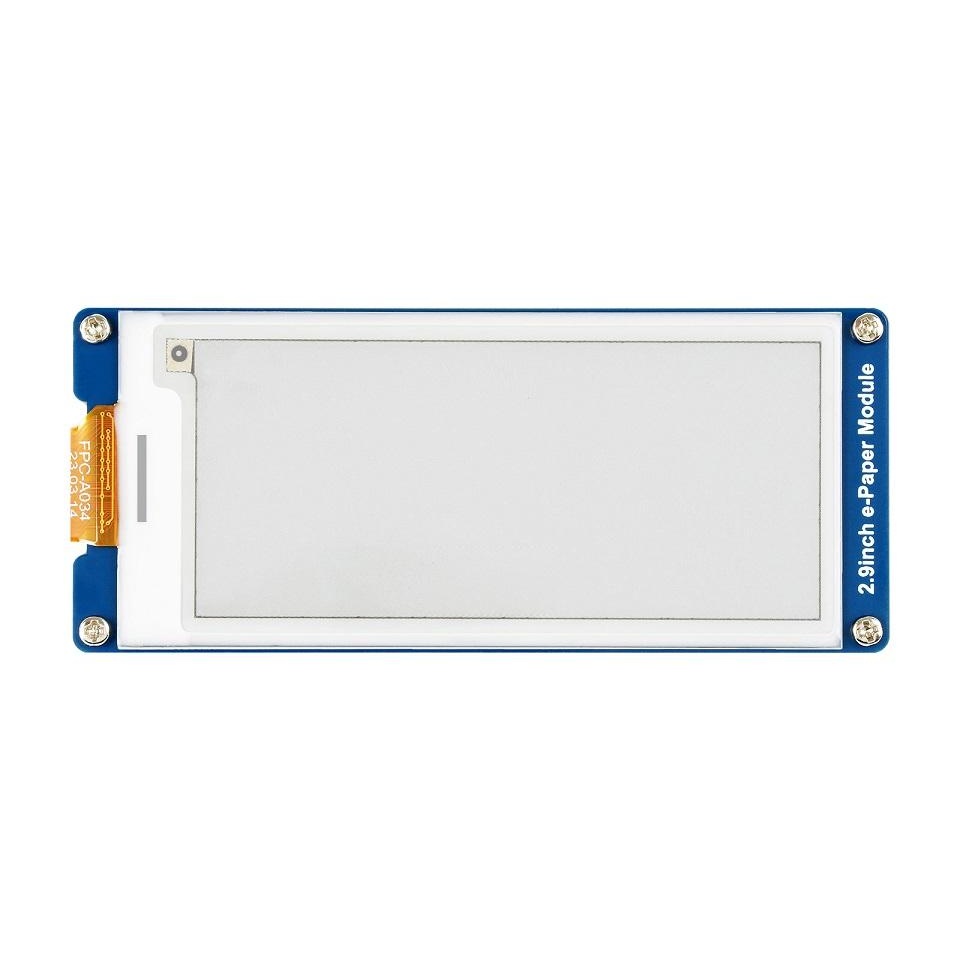 Waveshare 2.9インチ e-Paperモジュール(4色)【WAVESHARE-33215】