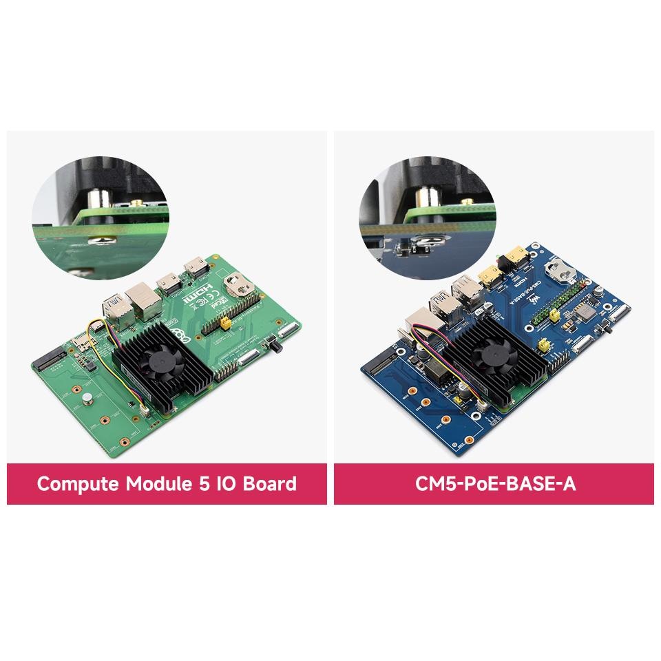 Waveshare Raspberry Pi CM5用3007-Bアクティブクーラー【WAVESHARE-29833】