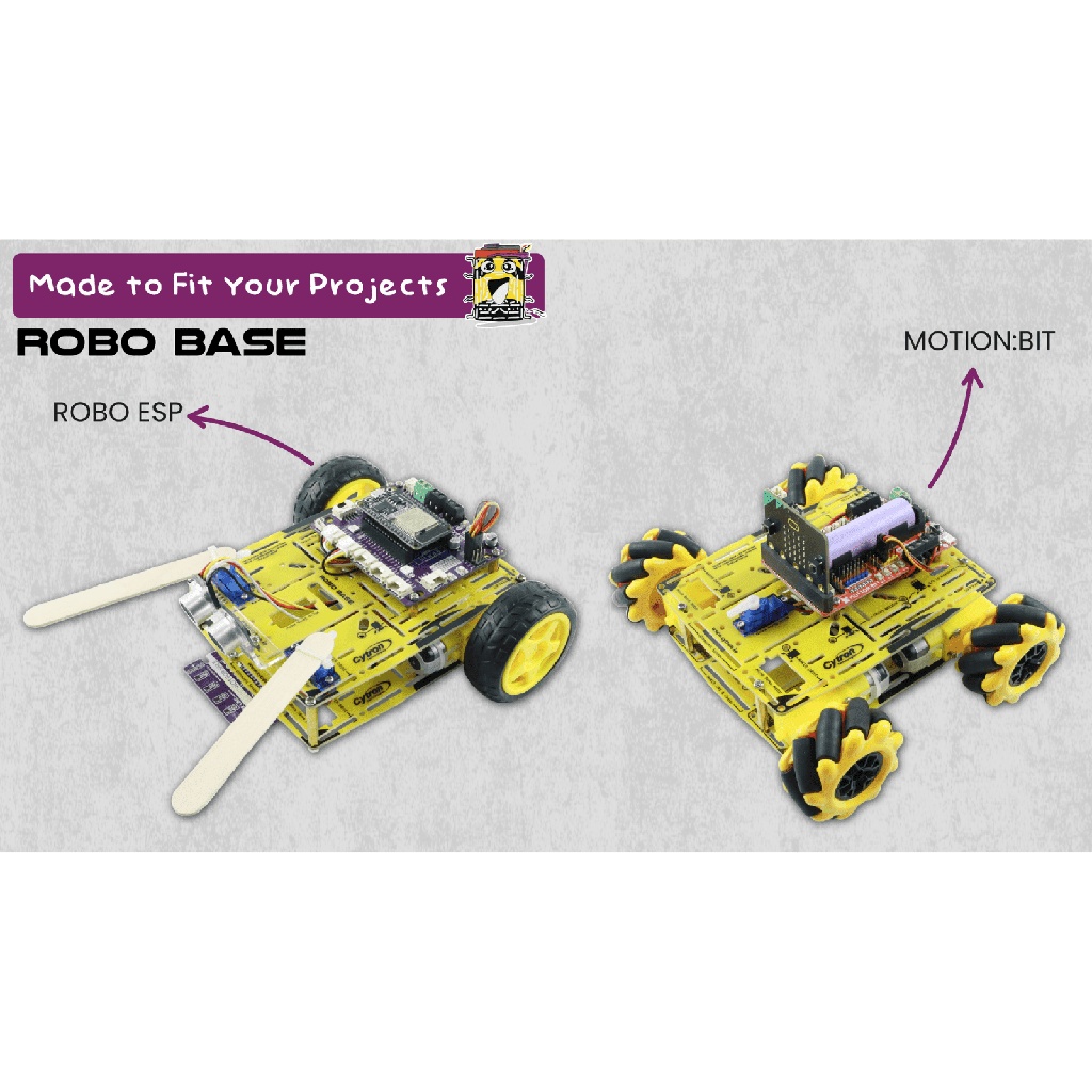 Robo Baseキット(2WD)【CYTRON-CK-ROBO-BASE-2WD】