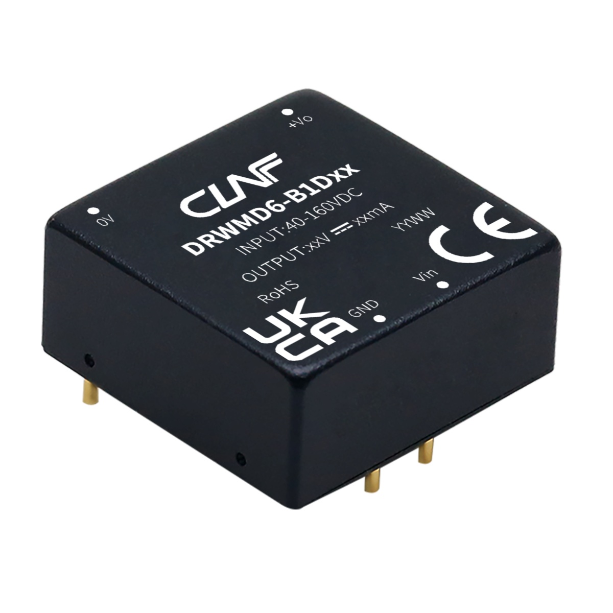 絶縁型 DC/DCコンバータ 6W DRWMD6-B1D12 Claf Power製｜電子部品