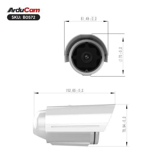 Arducam Raspberry Pi CM5搭載 屋外用AIセキュリティカメラキット(IP66、PoE)【UCTRONICS-B0572】