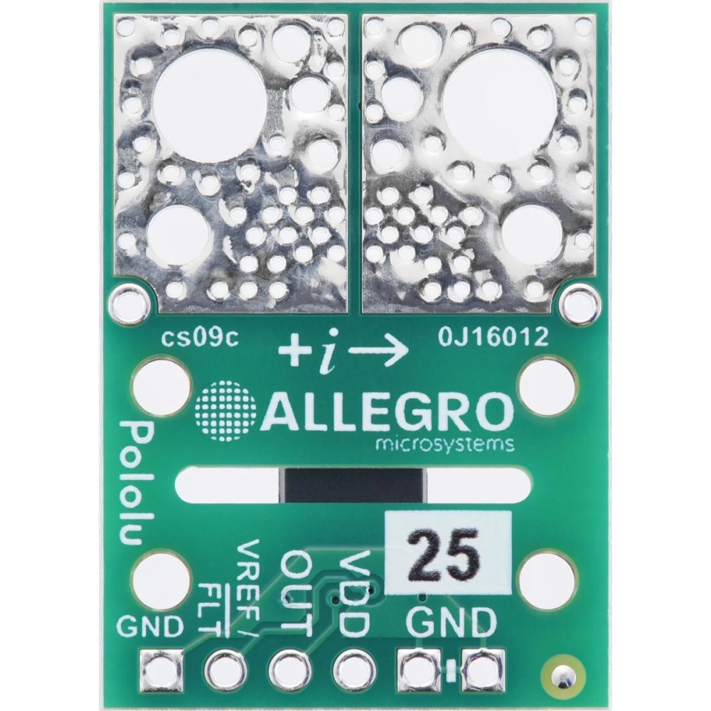ACS37030 電流センサコンパクトモジュール(ー25～25A、3.3V)【POLOLU-5694】