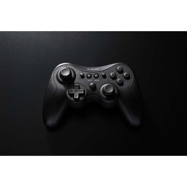 ゲームパッド/無線、有線/XInput/DirectInput/Xbox系配置/充電式/13ボタン/ブラック【JC-GP40XBK】