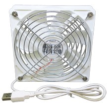 USBファン ホワイト IROJIRO【BIGFAN120U-WH】