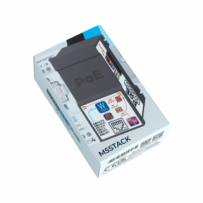 M5Stamp PLCコントローラー用イーサネットモジュール(PoE対応)【M5STACK-A165】