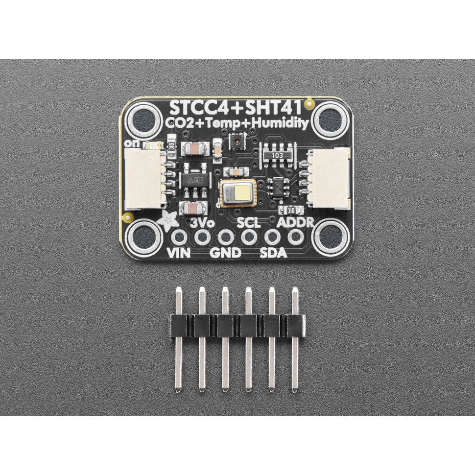 STEMMA QT/Qwiic互換 STCC4＆SHT41搭載 CO2/温湿度センサモジュール【ADA-6478】