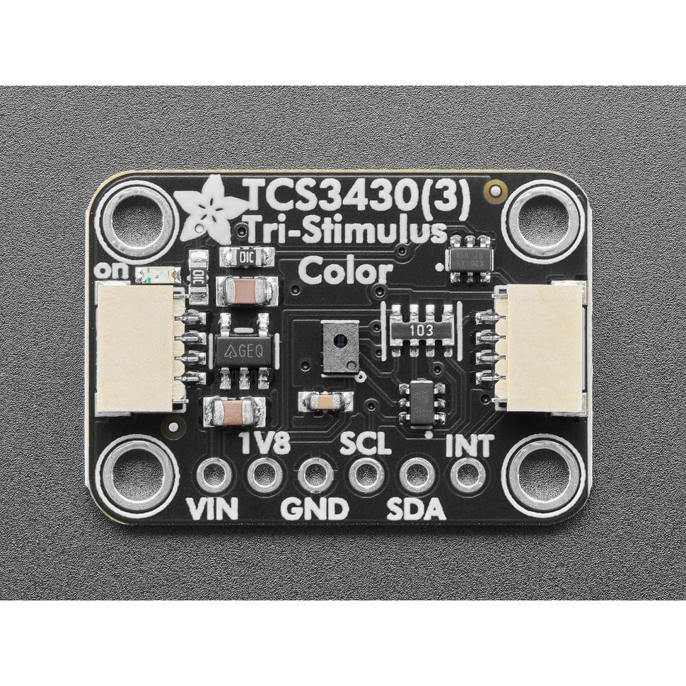 Adafruit TCS3430(3)搭載環境光/三刺激値カラーセンサモジュール【ADA-6479】