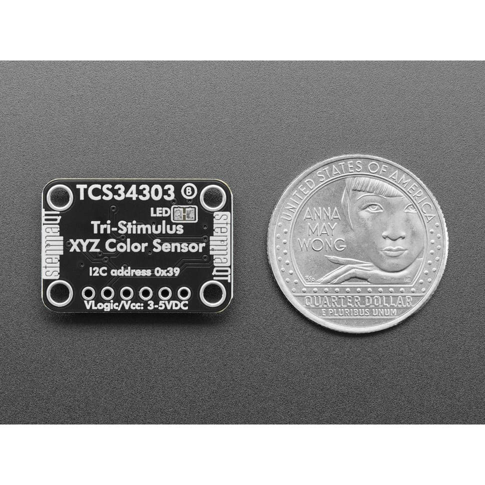 Adafruit TCS3430(3)搭載環境光/三刺激値カラーセンサモジュール【ADA-6479】