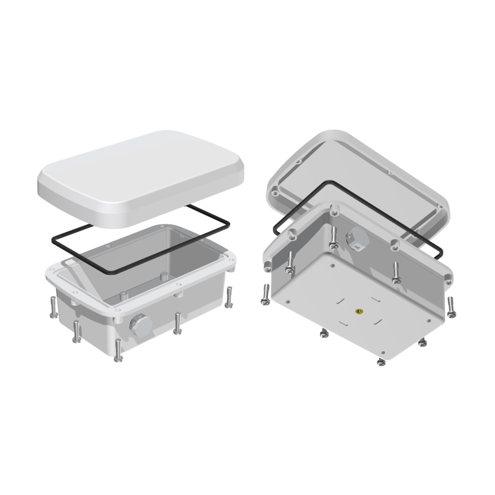 IP68内圧調整ベント付ボックス 低価格タイプ【WGVC28-40-15W】