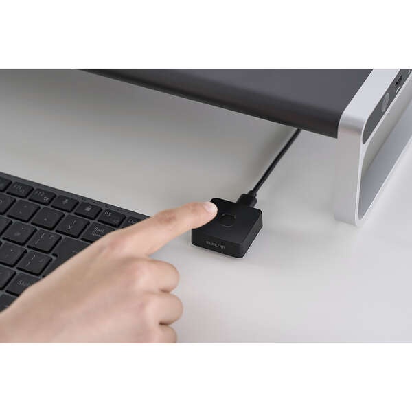 指紋認証リーダー/有線独立タイプ/Windows対応/MoC方式/USB-Aプラグ/ブラック【CR-FI50UBK】