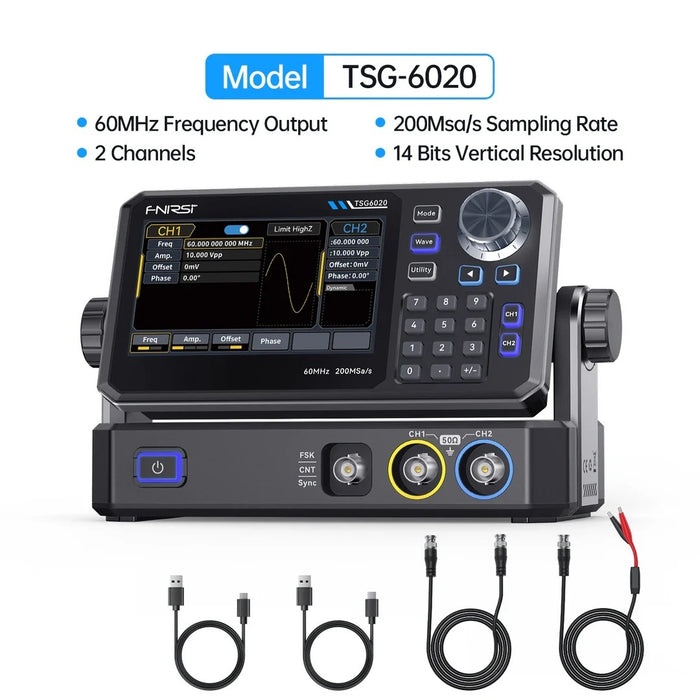 FNIRSI TSG-6020 2ch ファンクションジェネレータ【FNIRSI-TSG-6020】