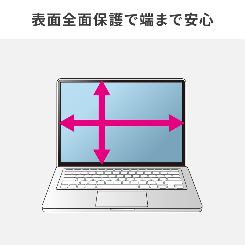 Apple MacBook Neo用液晶保護指紋防止光沢フィルム【LCD-MBN13FP】
