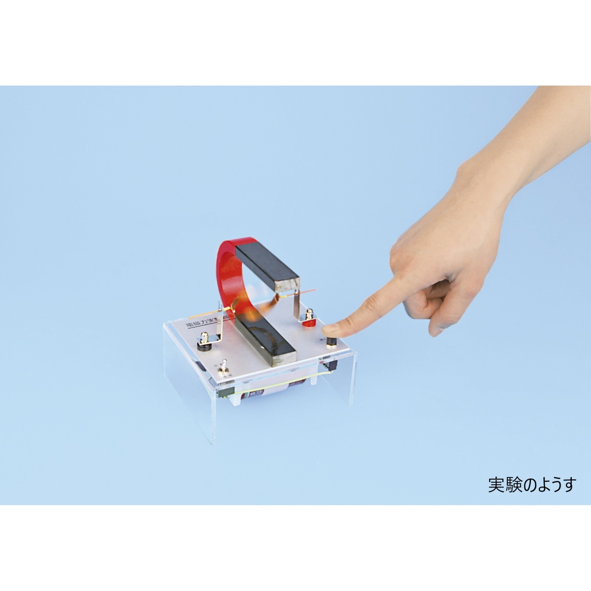 電磁力実験器(電流と磁界実験器)【B10-4800】