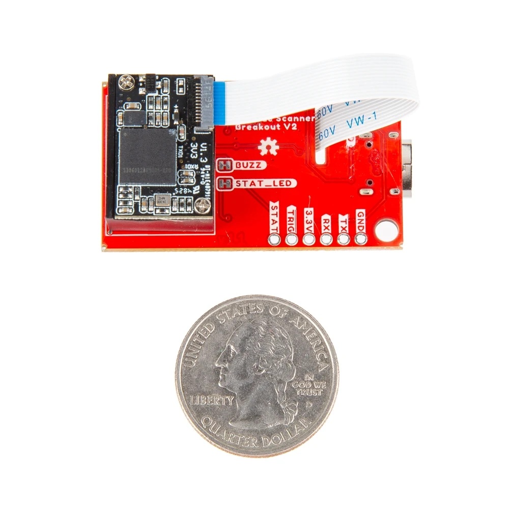 SparkFun 2Dバーコードスキャナー ブレイクアウト v2【SEN-30942】