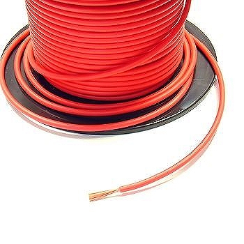 600V ビニル電線 赤 8.0sq【KIVSｱｶ8.0SQR】