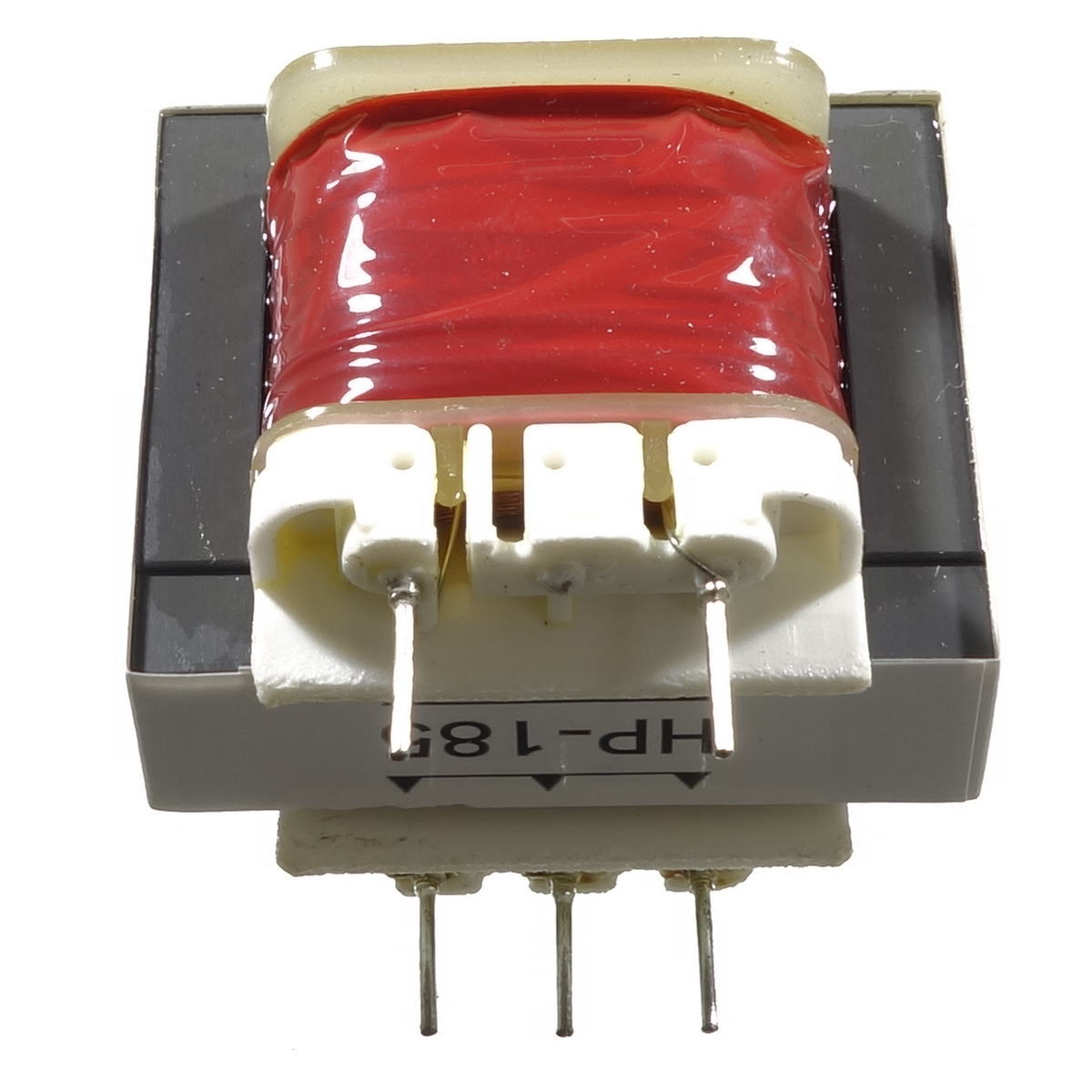 トランス 単相：複巻 1次：100V 2次：18V 50mA センタータップ【HP-185】