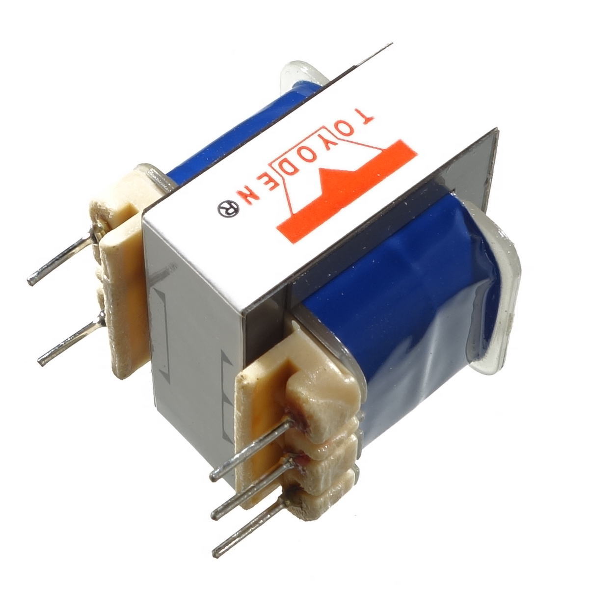 トランス 単相：複巻 1次：100V 2次：6V 80mA センタータップ【HP-068】