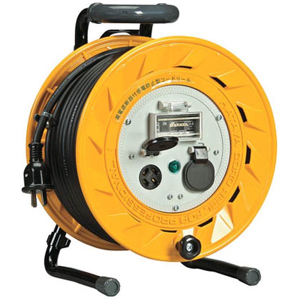 三相200V型ブレーカーリール 20m アース付 20A