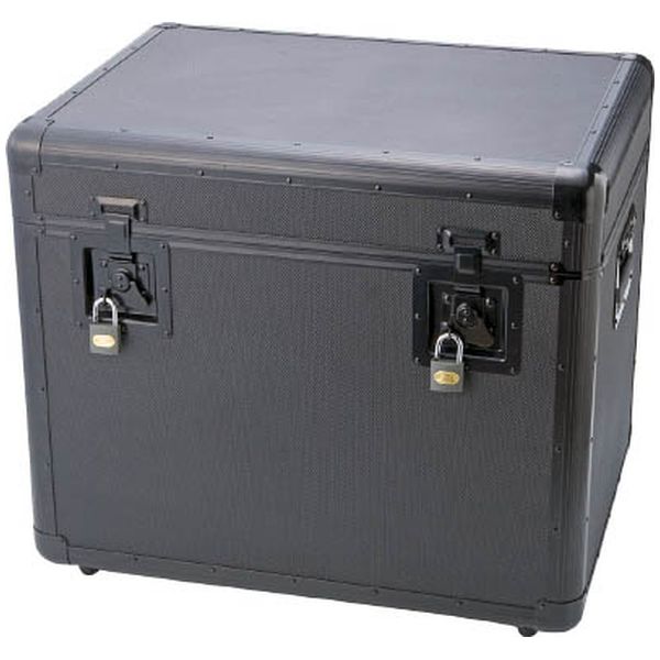 万能アルミ保管箱 黒 610X457X508 TAC610BK トラスコ製｜電子部品 