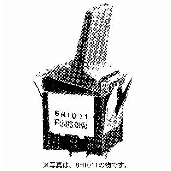 レバースイッチ 単極 ON-ON はんだ端子+付属操作部(レバー/赤/140000050694) 8H1011-Z フジソク（ニデック