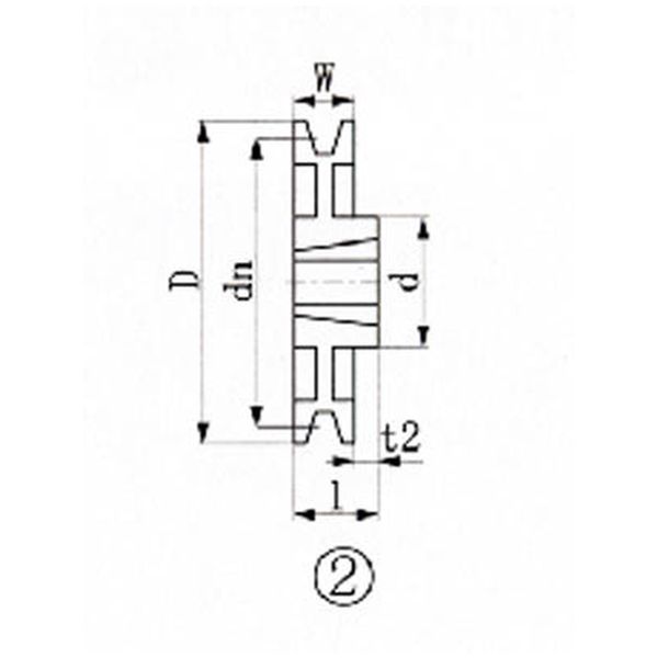 大人気好評 エバオン ブッシングプーリー ＳＰＡ ２８０ｍｍ 溝数３