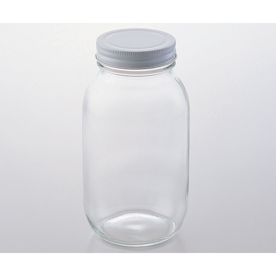 広口ガラスボトル 940mL キャップ別 20本入【M-900】