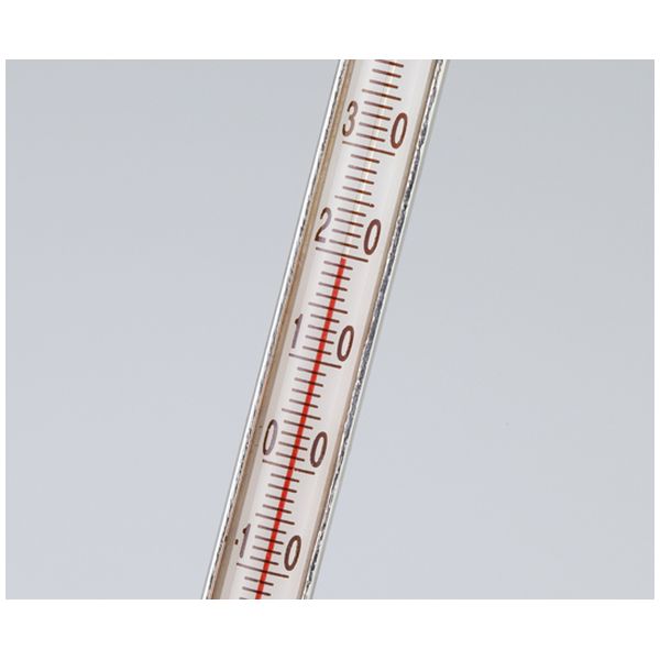金属ケース入り棒状温度計-20～50℃【1-606-01】