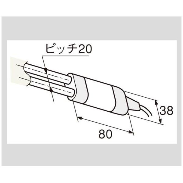 投込ミヒーターSAA1103【3-1600-01】