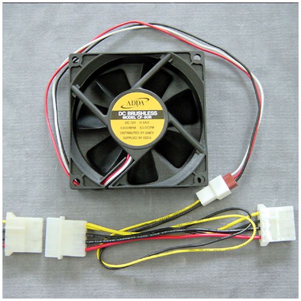 ファン用電源ケーブル 28cm【CA-03PA】