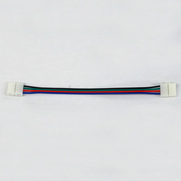 テープLED用コード付電源コネクター(4芯用･両端)【LED-CN4P-DS-WC】