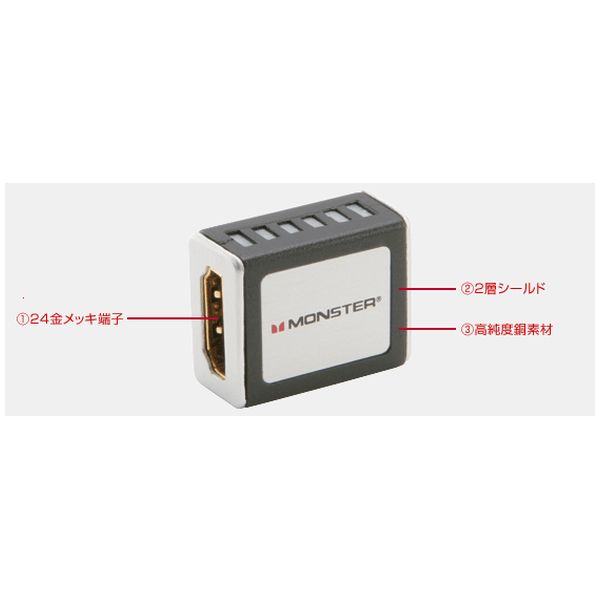 HDMIケーブル連結器(HDMIメス→HDMIメス)【VA HDMI CPL】