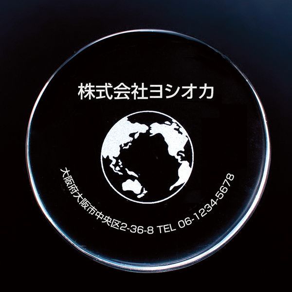 クリスタルペーパーウエイト 60φ【37948】