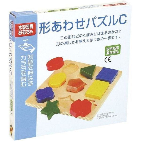 形あわせパズル C 木製玩具 7526 アーテック製 電子部品 半導体通販のマルツ