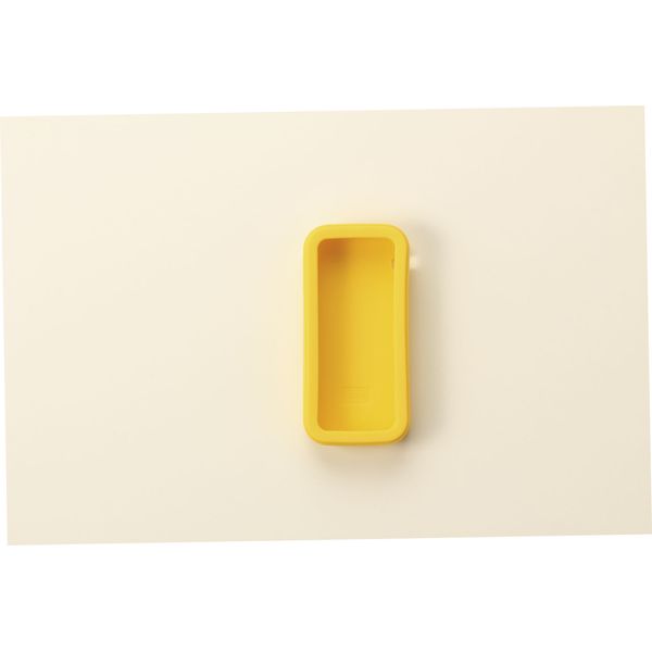 CSSC型シリコンカバー W67.1mm×H16mm×D119.1mm 開口無し イエロー【CSSC115-CL-Y】