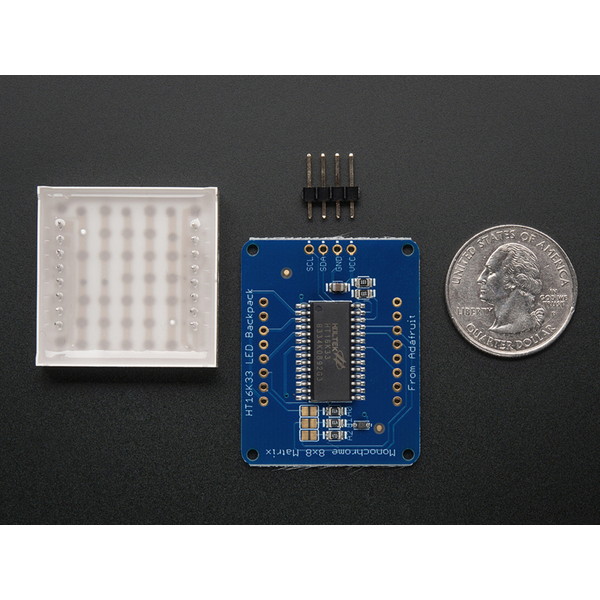 1.2インチLEDマトリックス基板(黄色)【1050】