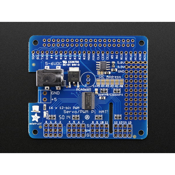 16チャンネル PWM/サーボ HAT【2327】