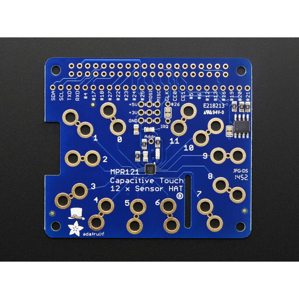 【在庫処分セール】Adafruit 静電容量センサーHAT キット【2340】