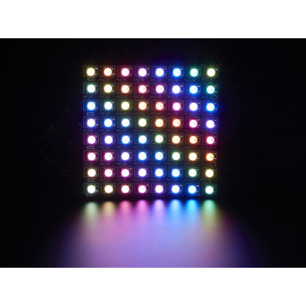 Flexible 8x8 NeoPixel RGB LED Matrix 2612