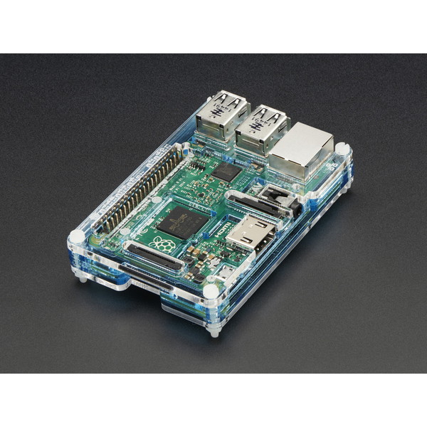 RaspberryPi 2/B+/Pi 3用ケース-Pibow Coupe Flotilla-Enclosure【2619】