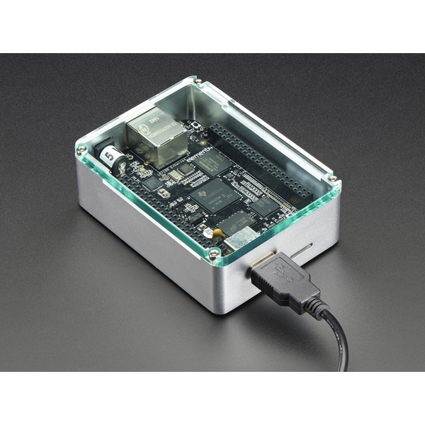 Anidees BeagleBoneBlack Case-Silver【2628】