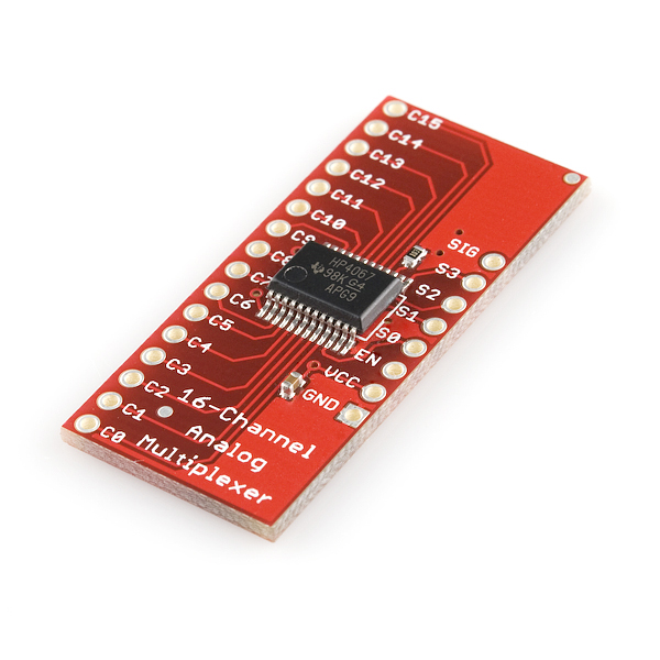 SparkFun Analog/Digital MUXブレークアウトボード(74HC4067