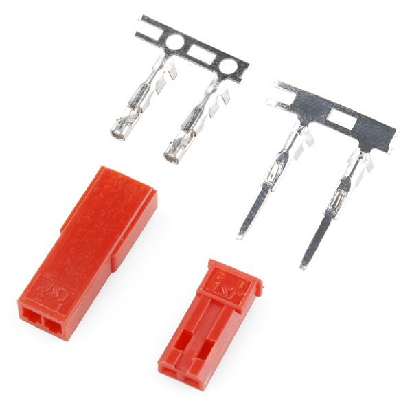 JST RCY Connector - Male/Female Set(2-pin)【PRT-10501】