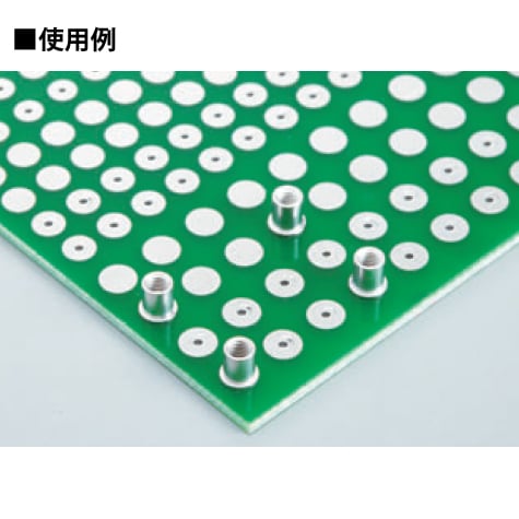 自動挿入機用 表面実装用スペーサー(M2.5用)3.5mm 吸着カバーなし(バラ100本入)【2.5SSB-3.5-B】
