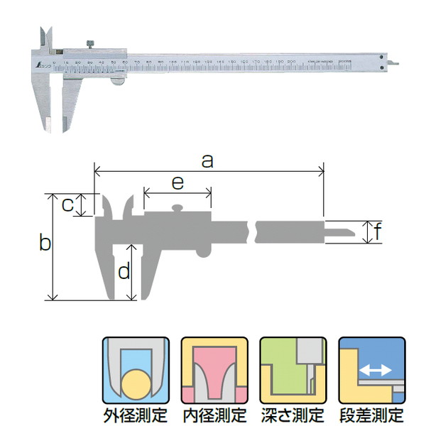 普及ノギス 200mm 19912 シンワ測定製｜電子部品・半導体通販のマルツ