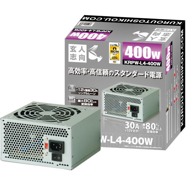 ATX電源 400W【KRPW-L4-400W/A】