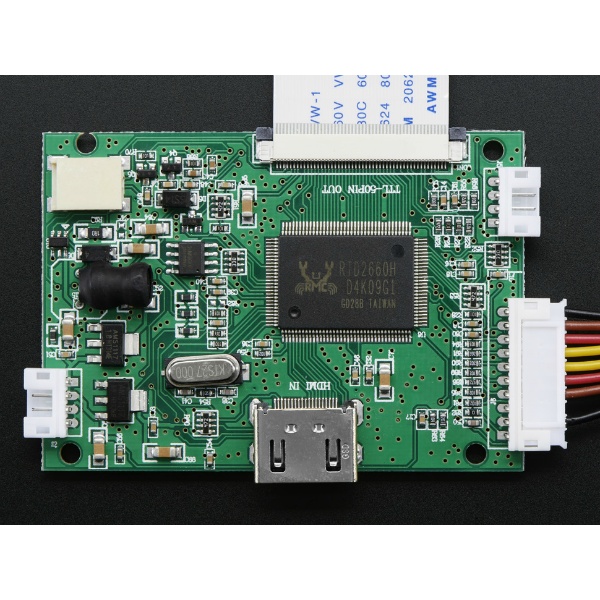 HDMI 4 Pi：5’’ Display(no Touch)w/Mini Driver-800x480 HDMI【1928】